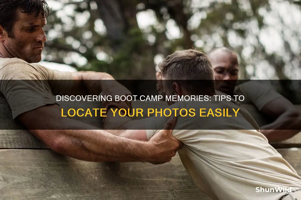 how to find boot camp photos