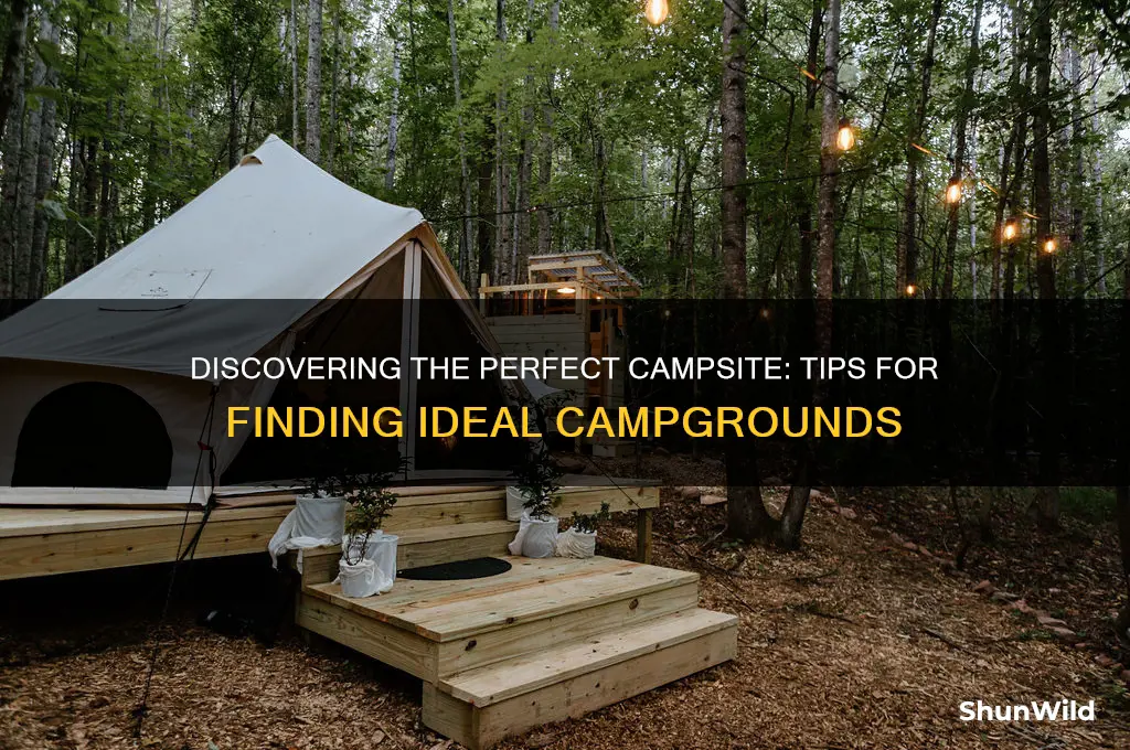 how to find camp grounds