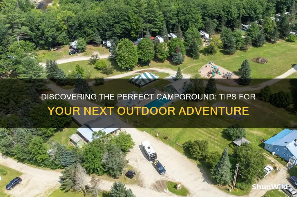 how to find campgrounds