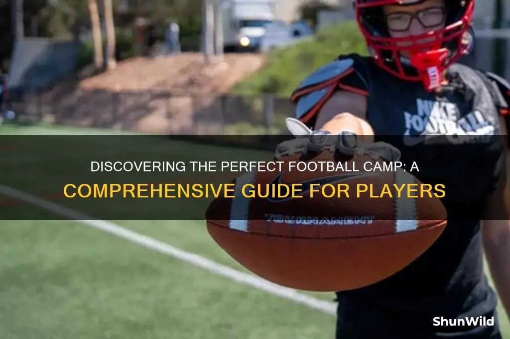 how to find football camps