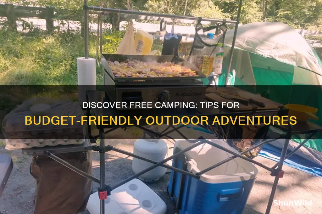 how to find free camping