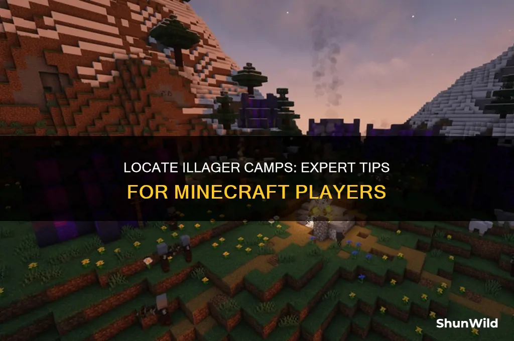 how to find illager camps