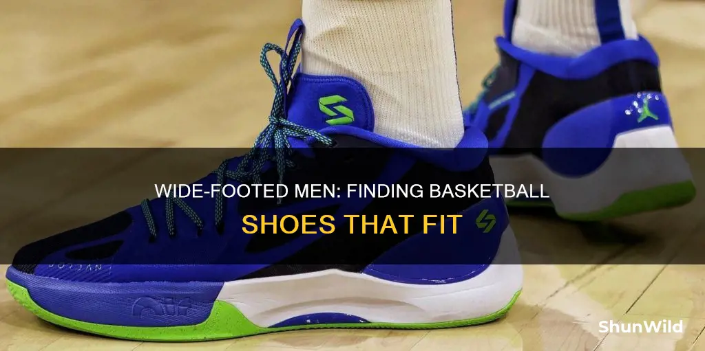 how to find mens basketball shoes in wide sizes