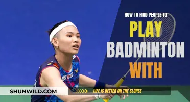 Finding Badminton Partners: Tips and Tricks