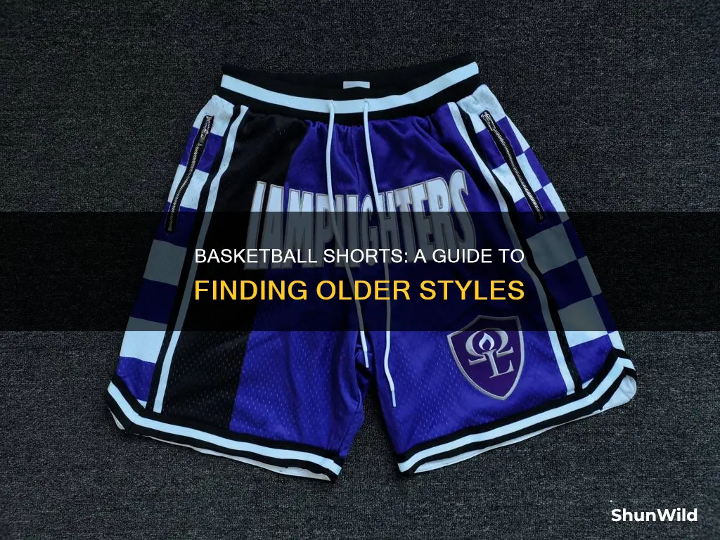 how to find previous years basketball shorts