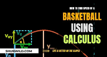 Finding a Basketball's Speed with Calculus