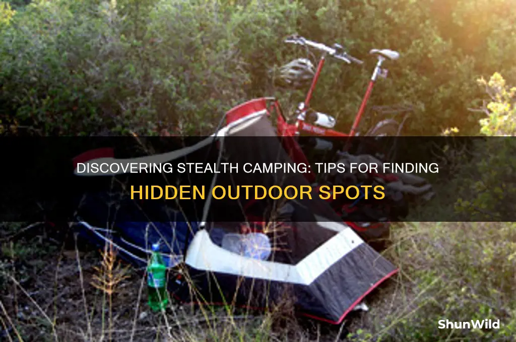 how to find stealth camping