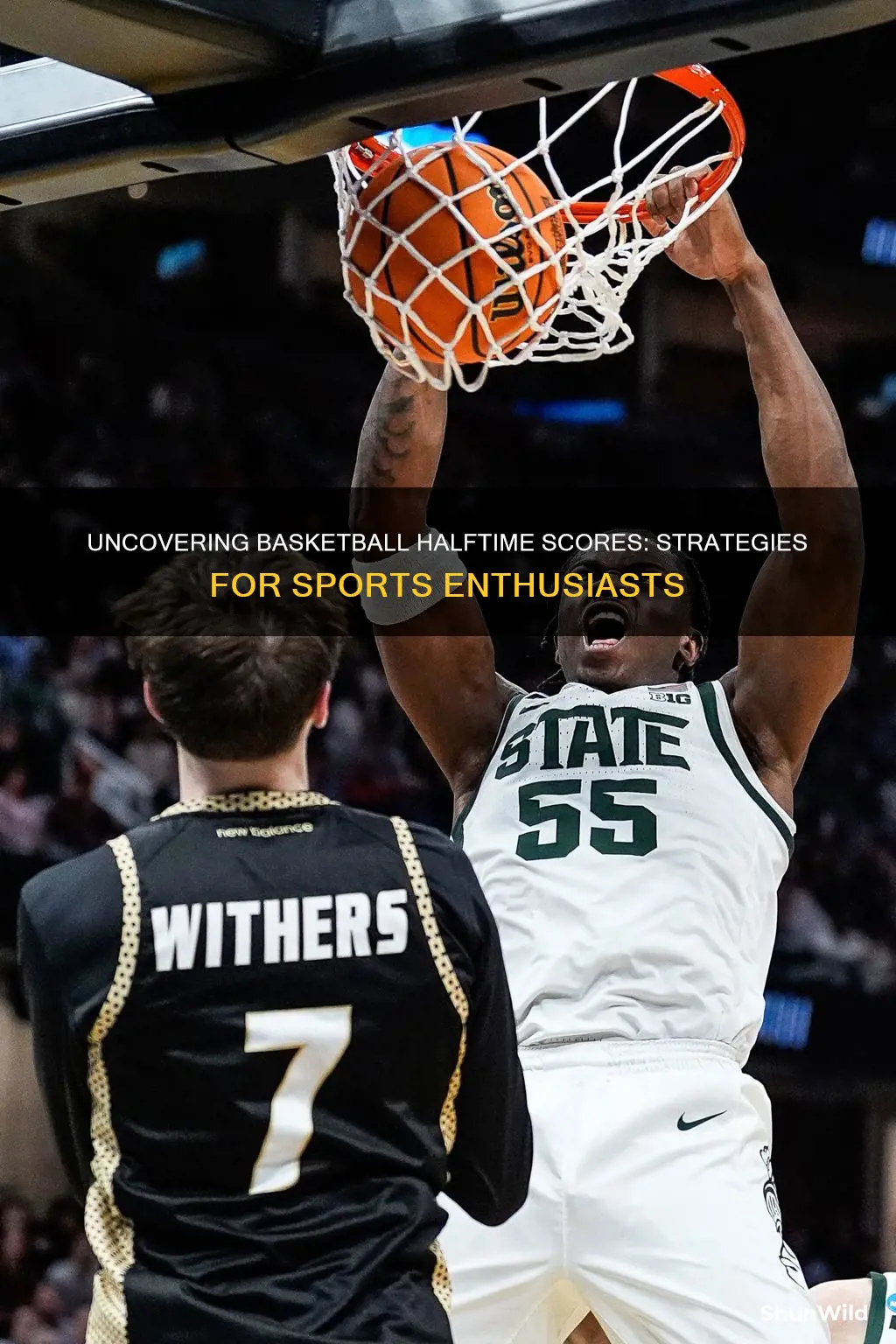 how to find what basketball halftime scores were