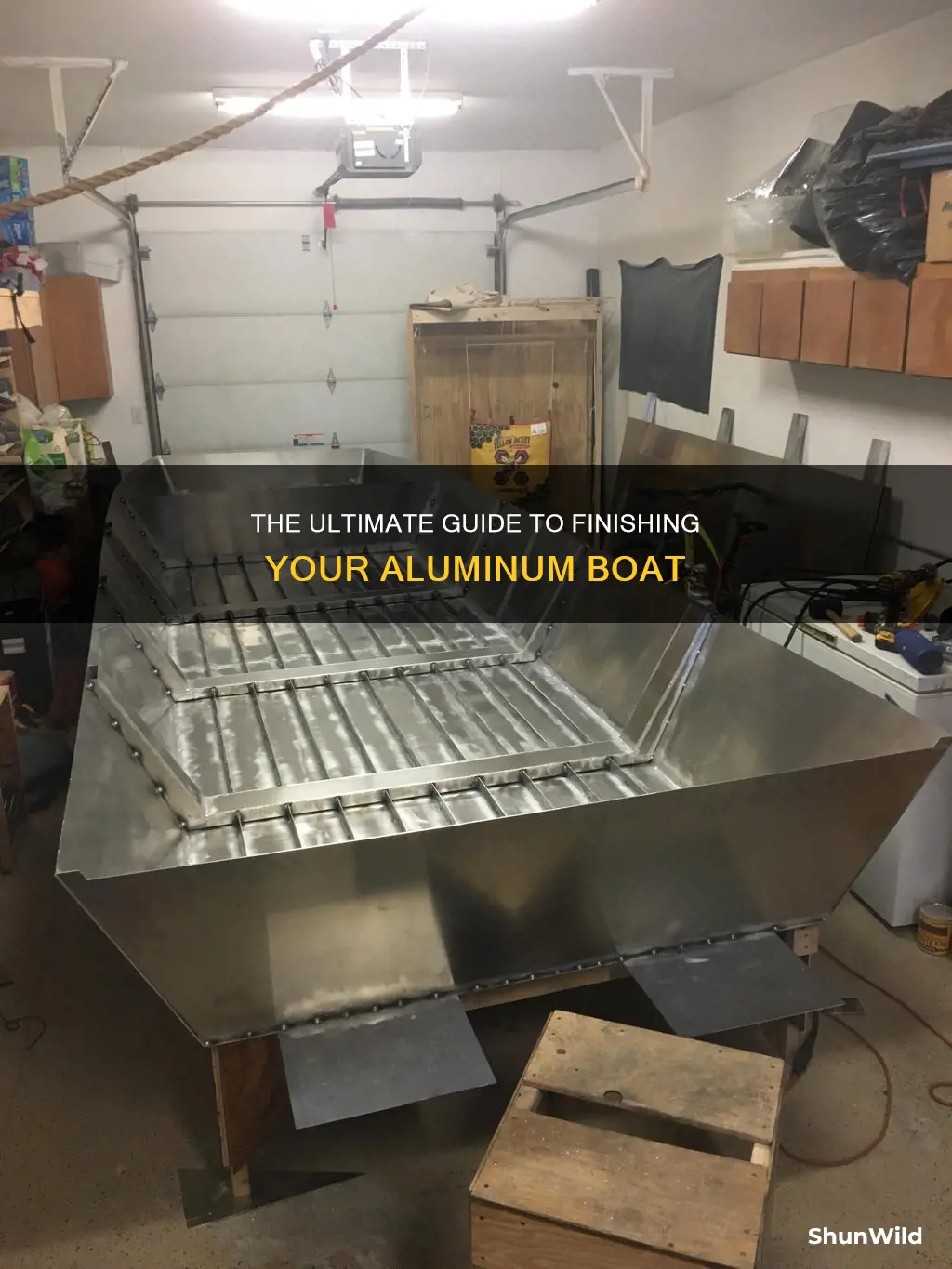 how to finish aluminum boat