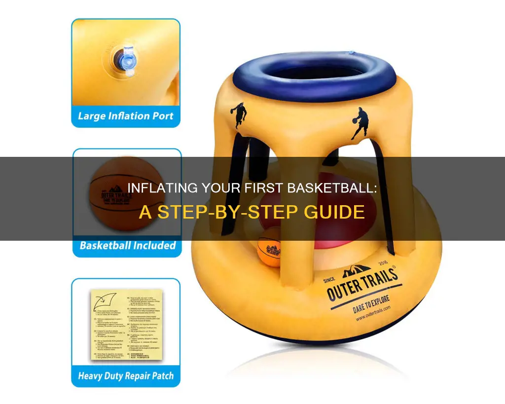 how to first inflate a basketball
