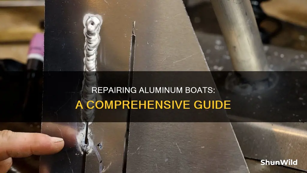 how to fix a aluminum boat