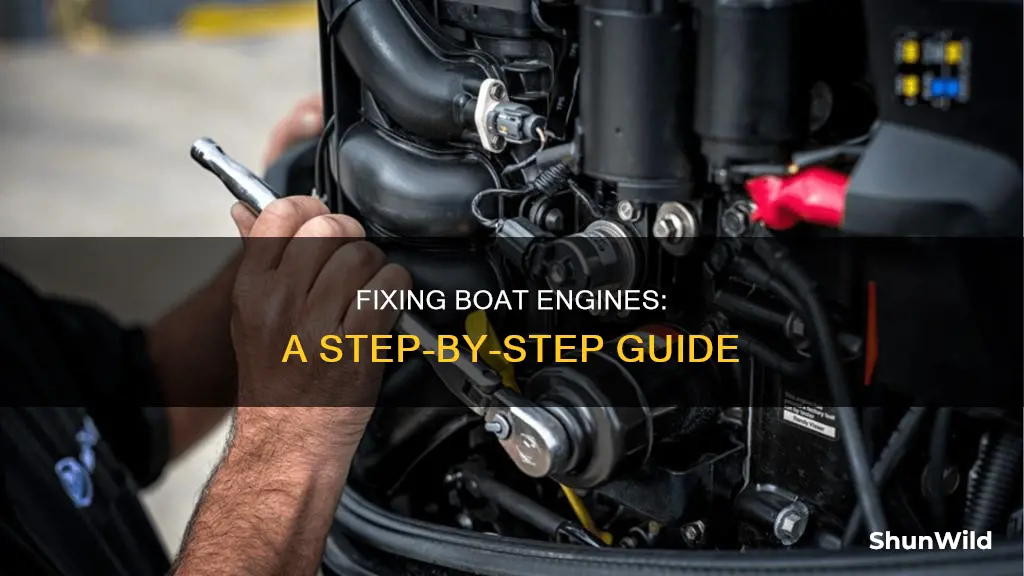 how to fix a boat engine