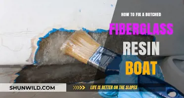 Revive Your Boat: Repairing a Botched Fiberglass Resin Craft