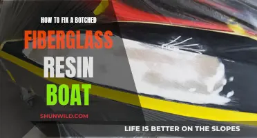 Repairing a Fiberglass Resin Boat: Fixing a Botched Job