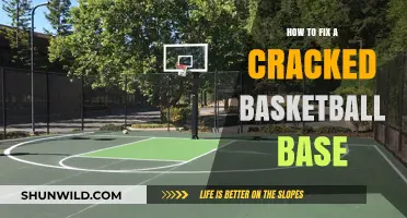 Repairing a Basketball Base: Fixing the Crack