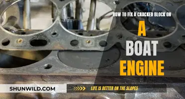 Repairing a Boat Engine: Fixing a Cracked Block