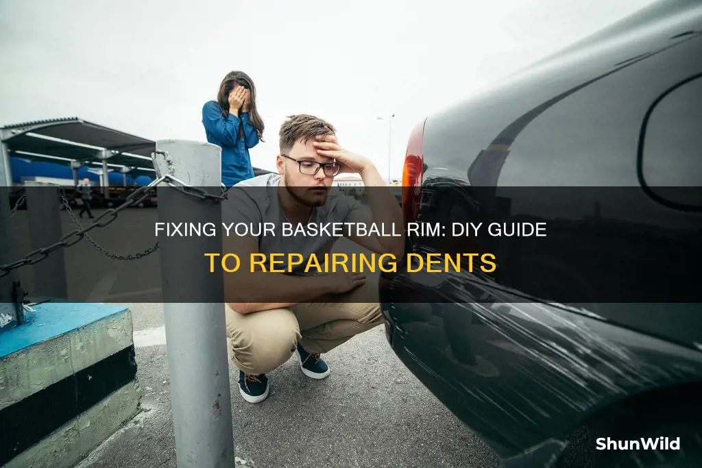 how to fix a dented basketball rim