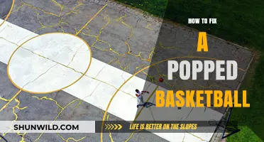 Simple Fixes for a Popped Basketball