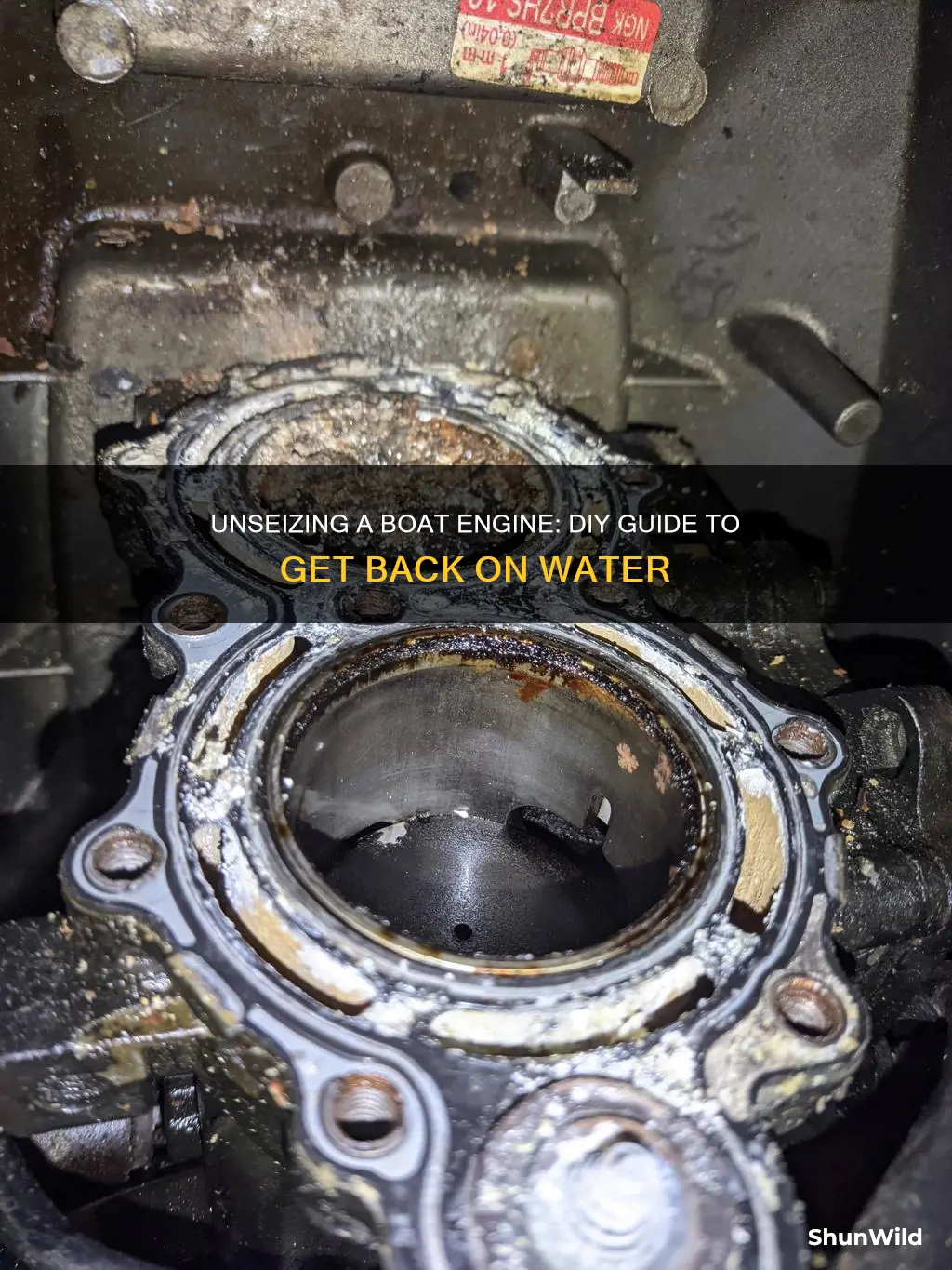 how to fix a seized boat engine