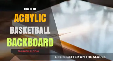Repairing Your Acrylic Basketball Backboard: A DIY Guide