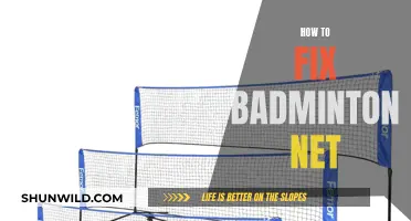 Fixing a Badminton Net: A Quick Guide