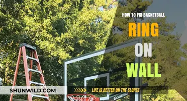 Wall-Mounted Basketball Hoop: Fixing Guide