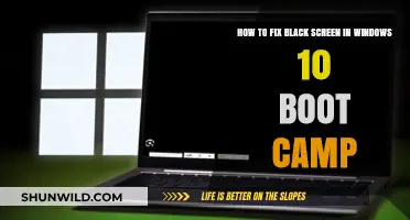 Fixing Black Screen Issues in Windows 10 Boot Camp: A Comprehensive Guide