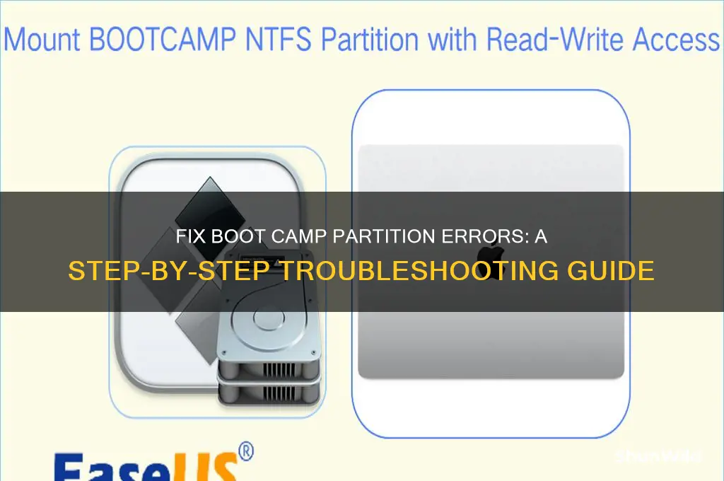 how to fix boot camp partition error