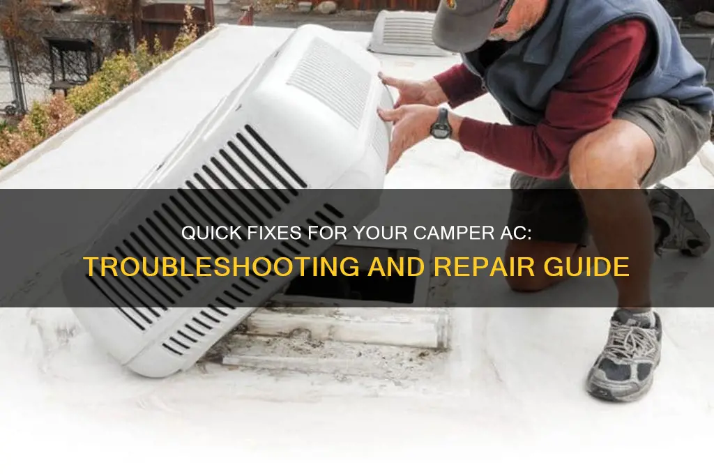 how to fix camper ac