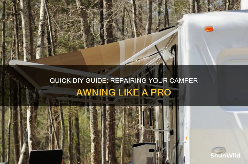 how to fix camper awning
