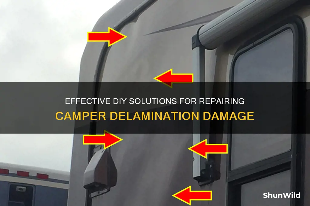 how to fix camper delamination