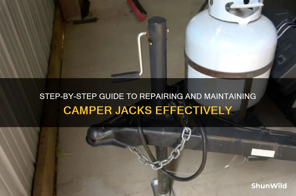 how to fix camper jacks