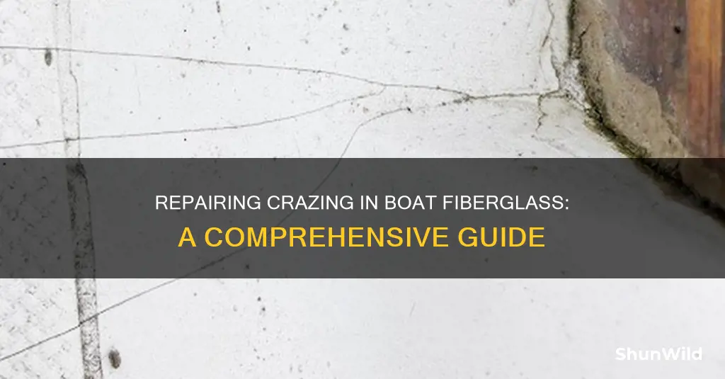 how to fix crazing in boat fiberglass