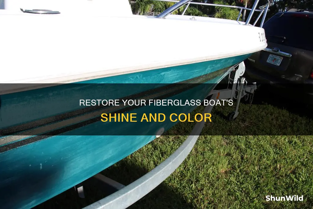 how to fix faded fiberglass boat