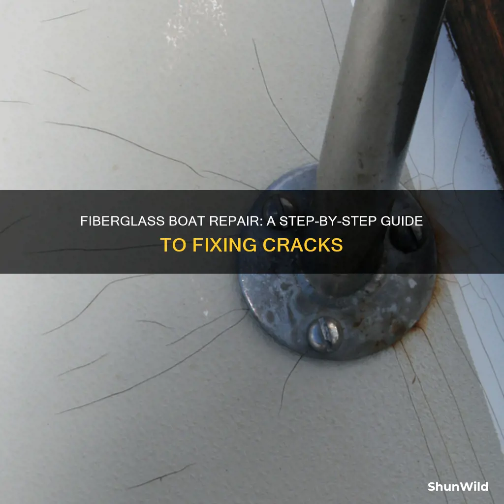 how to fix fiberglass cracks on boat