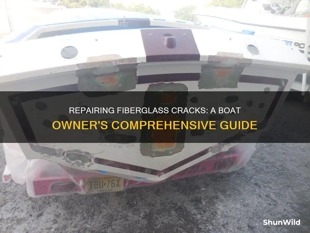 how to fix fiberglass cracks on boat