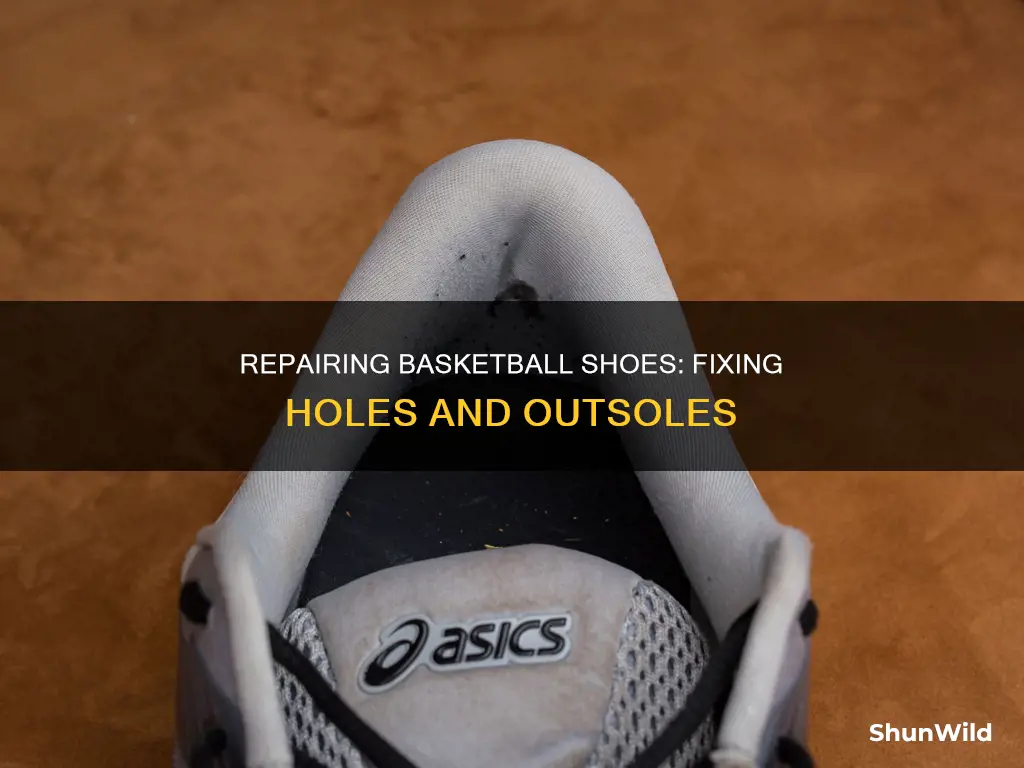 how to fix holes on basketball shoes out solke