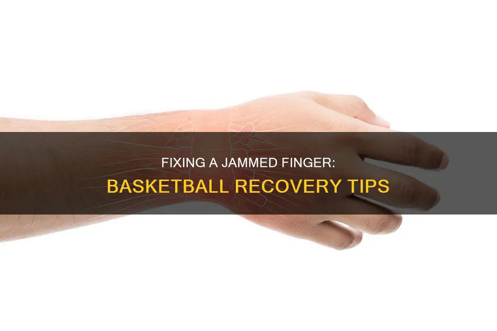 how to fix jammed finger from basketball