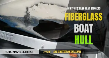 Repairing a Leaky Fiberglass Boat Hull: Fixing Stingers