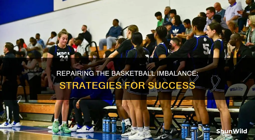 how to fix lopsided basketball