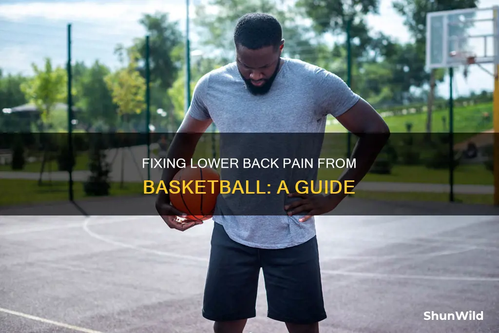 how to fix lower back pain from basketball