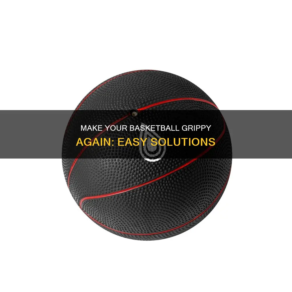 how to fix slippery basketball