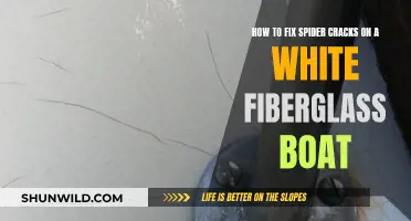 Repairing Spider Cracks on Your White Fiberglass Boat