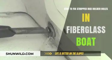 Revive Your Boat: Fixing Stripped Rod Holders in Fiberglass