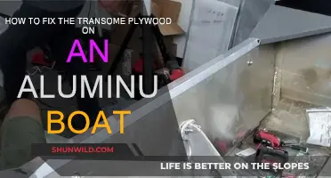 Repairing Plywood Transoms on Aluminum Boats: A Step-by-Step Guide