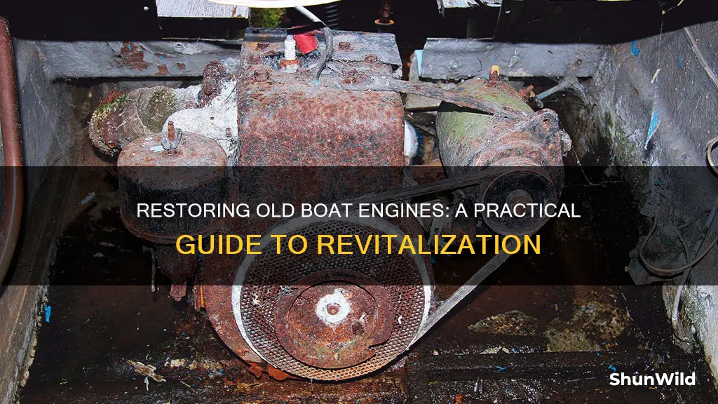 how to fix up an old boat engines