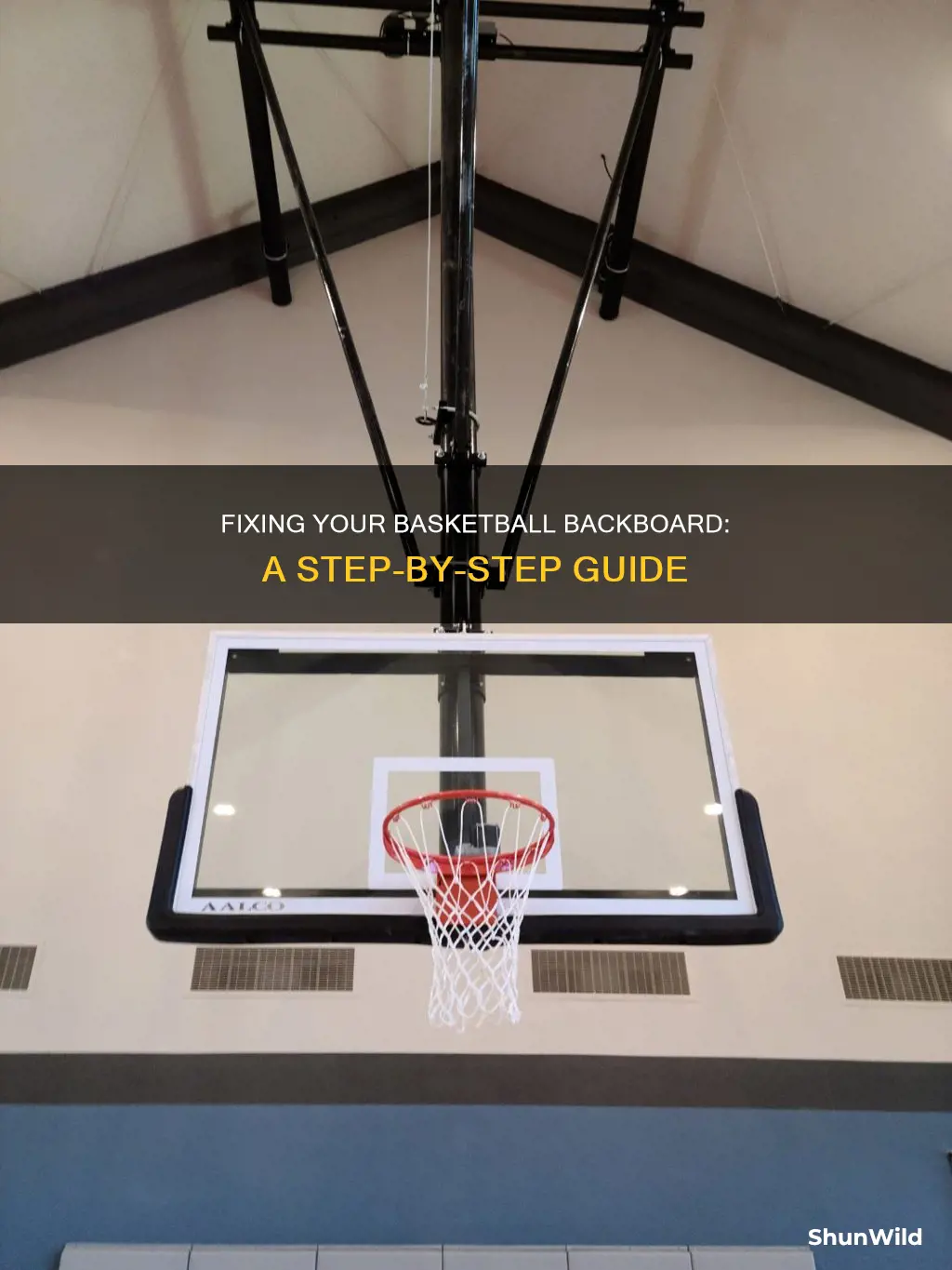 how to fix your basketball backboard