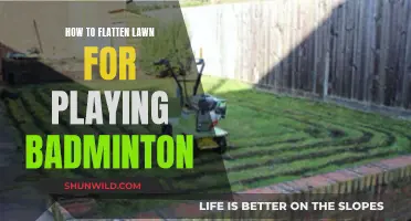 Flattening Your Lawn for the Perfect Badminton Court