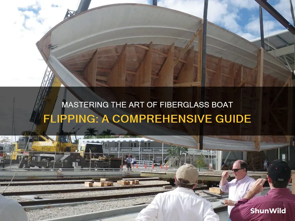 how to flip a fiberglass boat