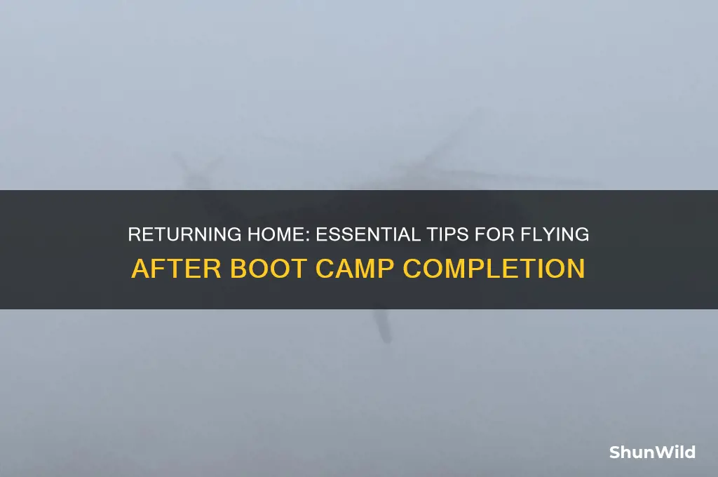 how to fly home from boot camp
